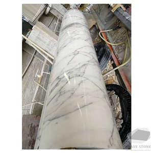 Arabescato Marble Column Pillar