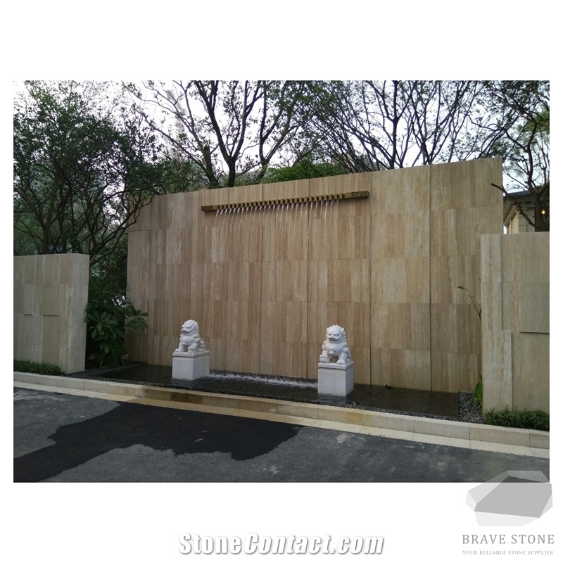 Beige Travertine Slabs and Tiles