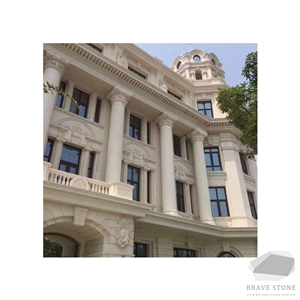 Creme Fatima Limestone Building Stones, Cladding Stone