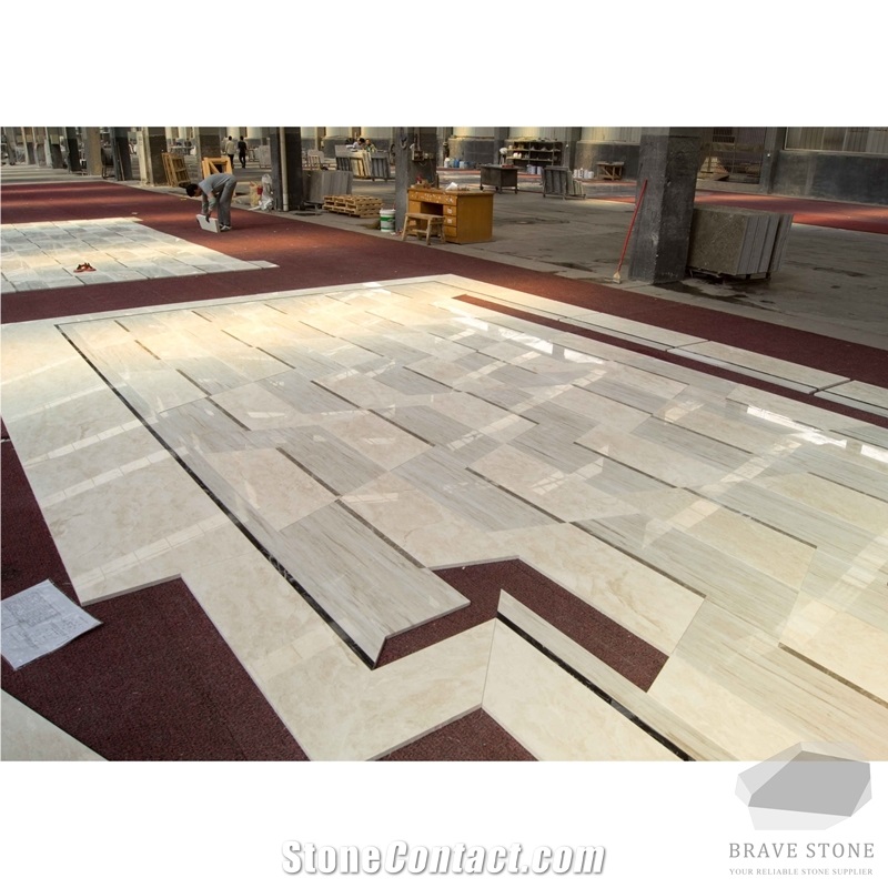 Eurasian Wood Grain Marble Tiles and Slabs