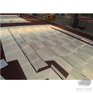 Eurasian Wood Grain Marble Tiles and Slabs