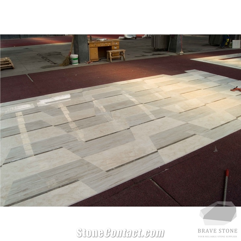 Eurasian Wood Grain Marble Tiles and Slabs