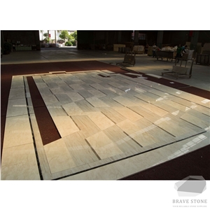 Eurasian Wood Grain Marble Tiles and Slabs