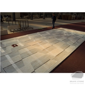 Eurasian Wood Grain Marble Tiles and Slabs