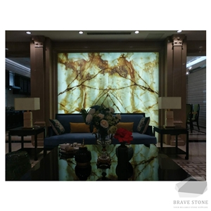 Green Onyx Tiles Slabs and Step Stairs
