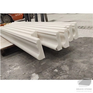 Han White Marble Column and Pillar