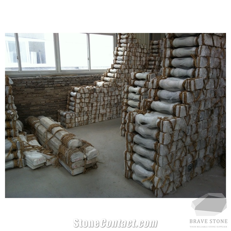 Kwong Sal White Marble Railing Balustrades
