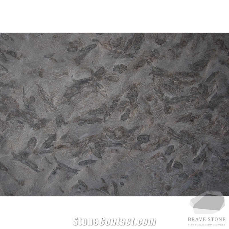 Matrix Black Granite Slabs Tiles