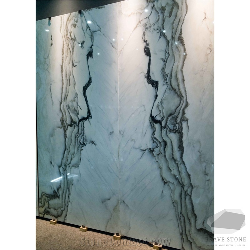 Mountain White Danby Marble Tiles and Slabs