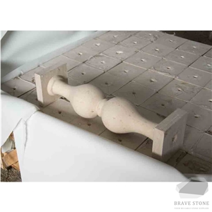 New Jura Beige Marmo Limestone Railing