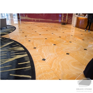 Orange Onyx Tiles and Slabs