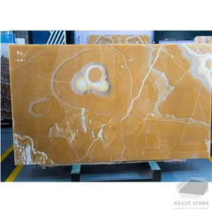 Orange Onyx Tiles and Slabs