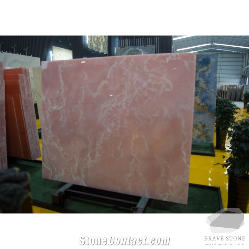 Pink Onyx Slabs