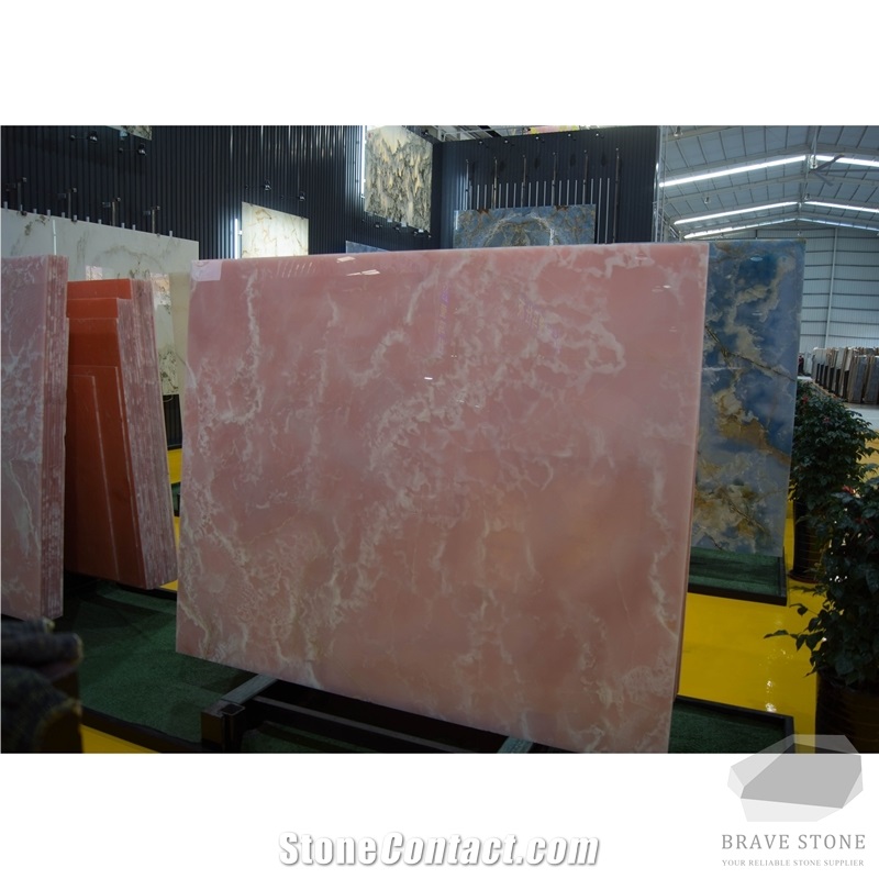 Pink Onyx Slabs