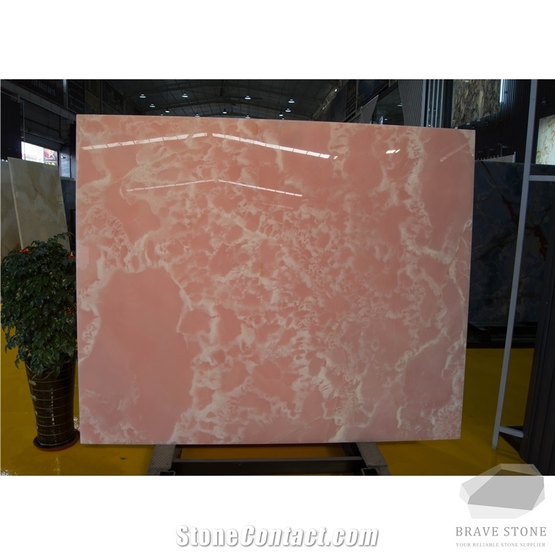 Pink Onyx Slabs