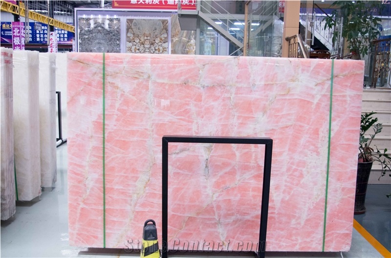Pink Onyx Slabs