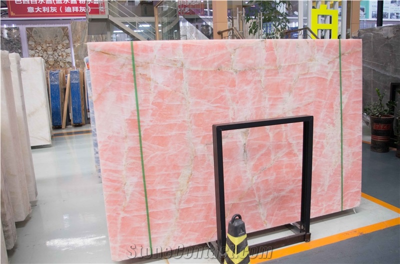 Pink Onyx Slabs