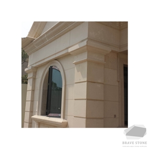 Portugal Beige Limestone Building Ornaments,Masonry, Facade