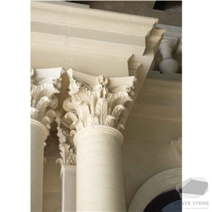 Provence Limestone Column