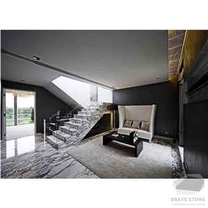Supply Arabescato Marble Stair Steps