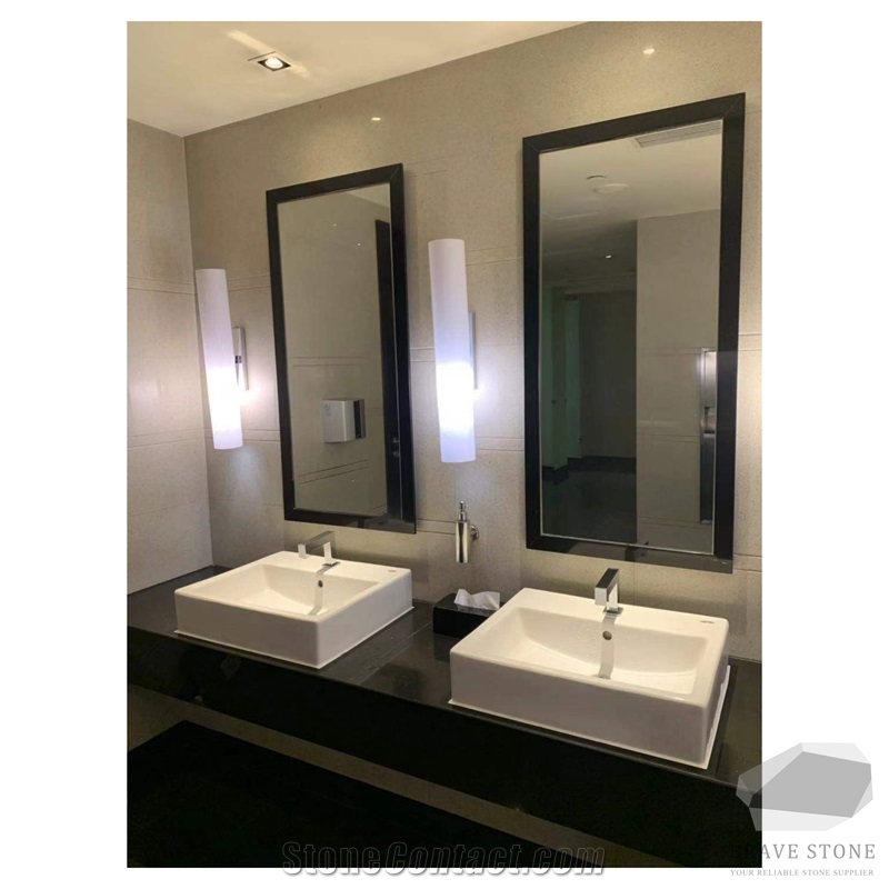 Vietnam Black Basalt Countertop Vanity Top