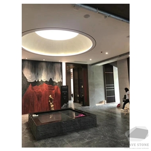 Vietnam Black Basalt Countertop Vanity Top