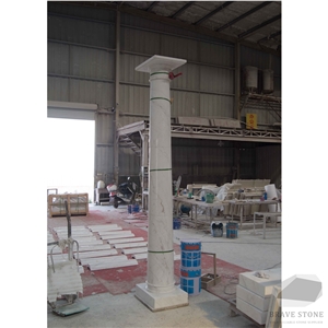 Volakas Marble Column and Pillar