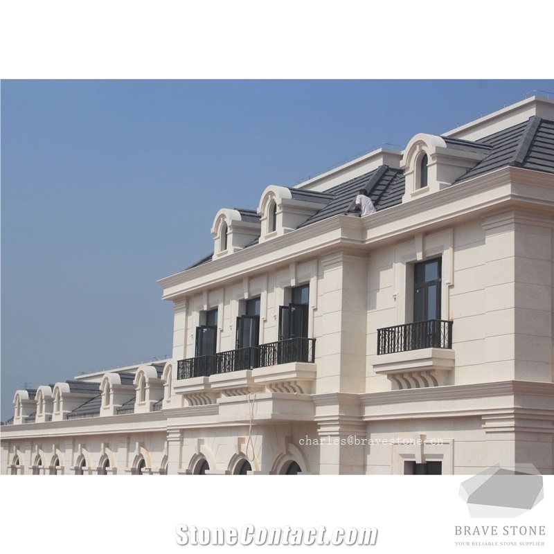 Vratza Limestone Rallings Balustrade