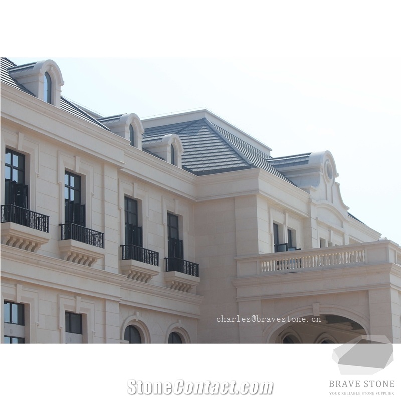 Vratza Limestone Rallings Balustrade