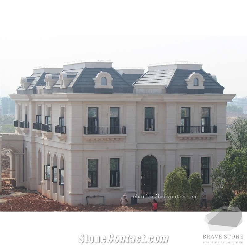 Vratza Limestone Rallings Balustrade