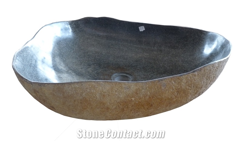 River Stone Basin,Sink, Wash Basins, Vessel Sinks