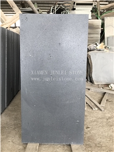 Honed Black Basalt/Black Hole Andesite Tile