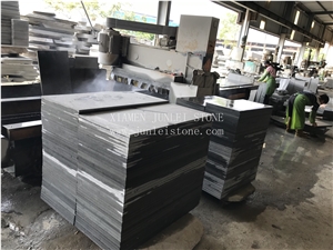 Honed Black Basalt/Black Hole Andesite Tile