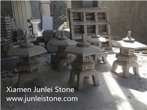 Stone Lamp/White Granite Japanese Lantern/Yellow Granite Lantern