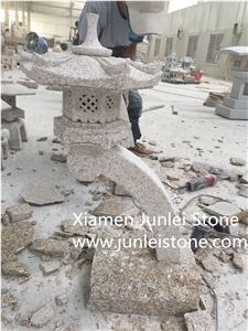Stone Lamp/White Granite/Yellow Granite Lantern