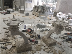 Stone Lamp/White Granite/Yellow Granite Lantern