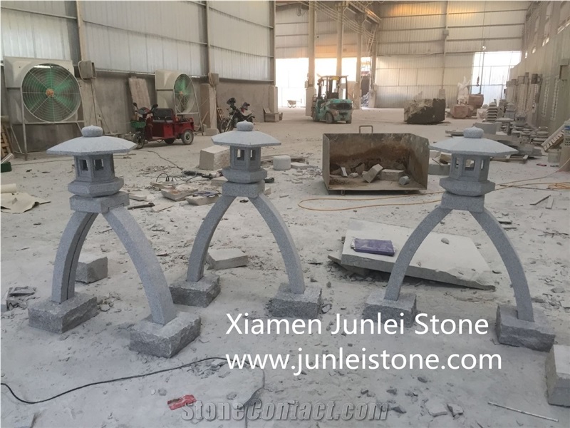 Stone Lamp/White Granite/Yellow Granite Lantern