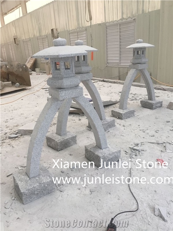 Stone Lamp/White Granite/Yellow Granite Lantern