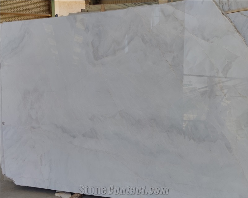 White Aligudars Marble Slabs