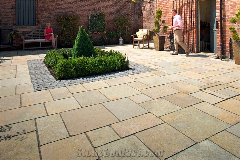 Kotah Multi Limestone Landscaping Stones, Pavers