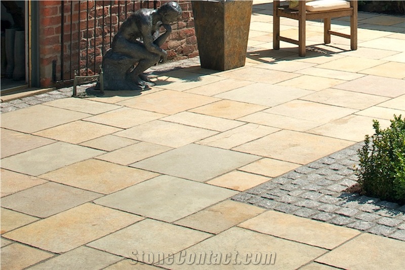 Kotah Multi Limestone Landscaping Stones, Pavers