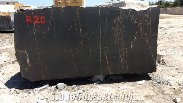 Black Aziza Marble Block