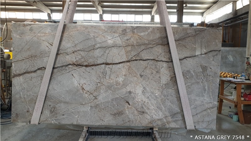 Astana Grey Marble Slabs