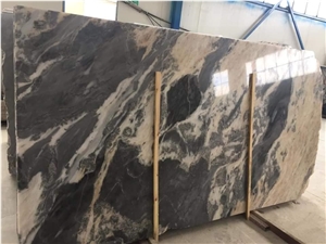 Grey Snowdrop Marble Slabs