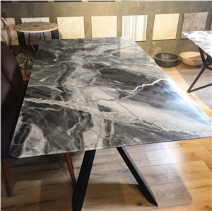 Grey Snowdrop Marble Slabs