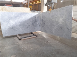 Ice Blue White Marble Slabs