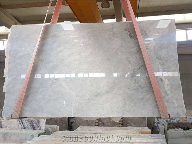 Ice Blue White Marble Slabs