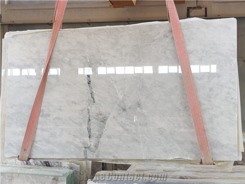 Ice Blue White Marble Slabs