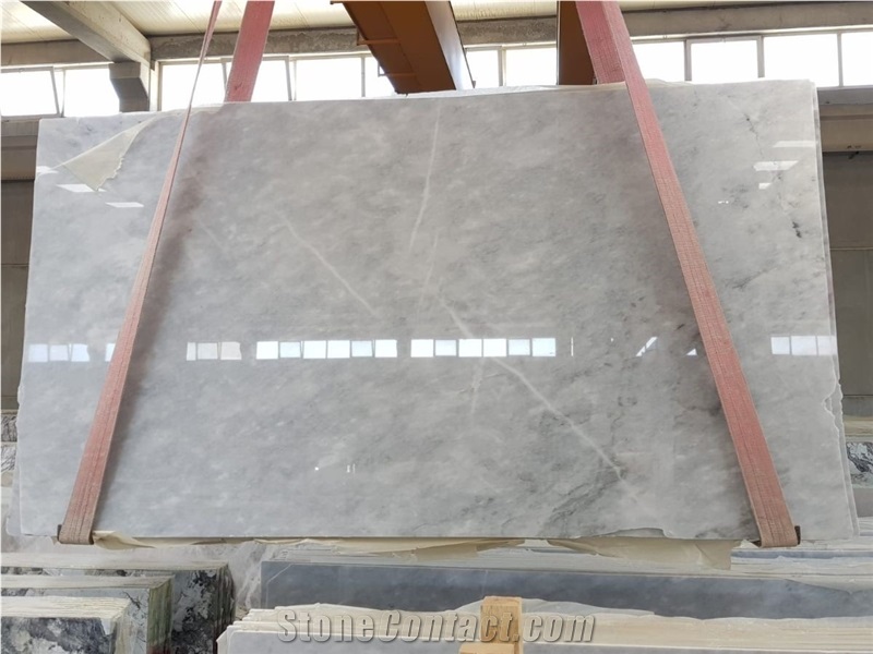 Ice Blue White Marble Slabs