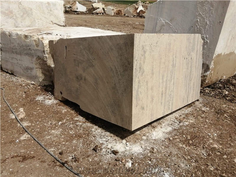 Travertino Romano Silver Blocks